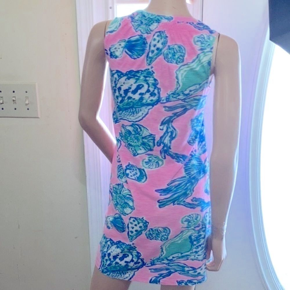 Lilly Pulitzer mini shift dress (shells) - Picture 3 of 6